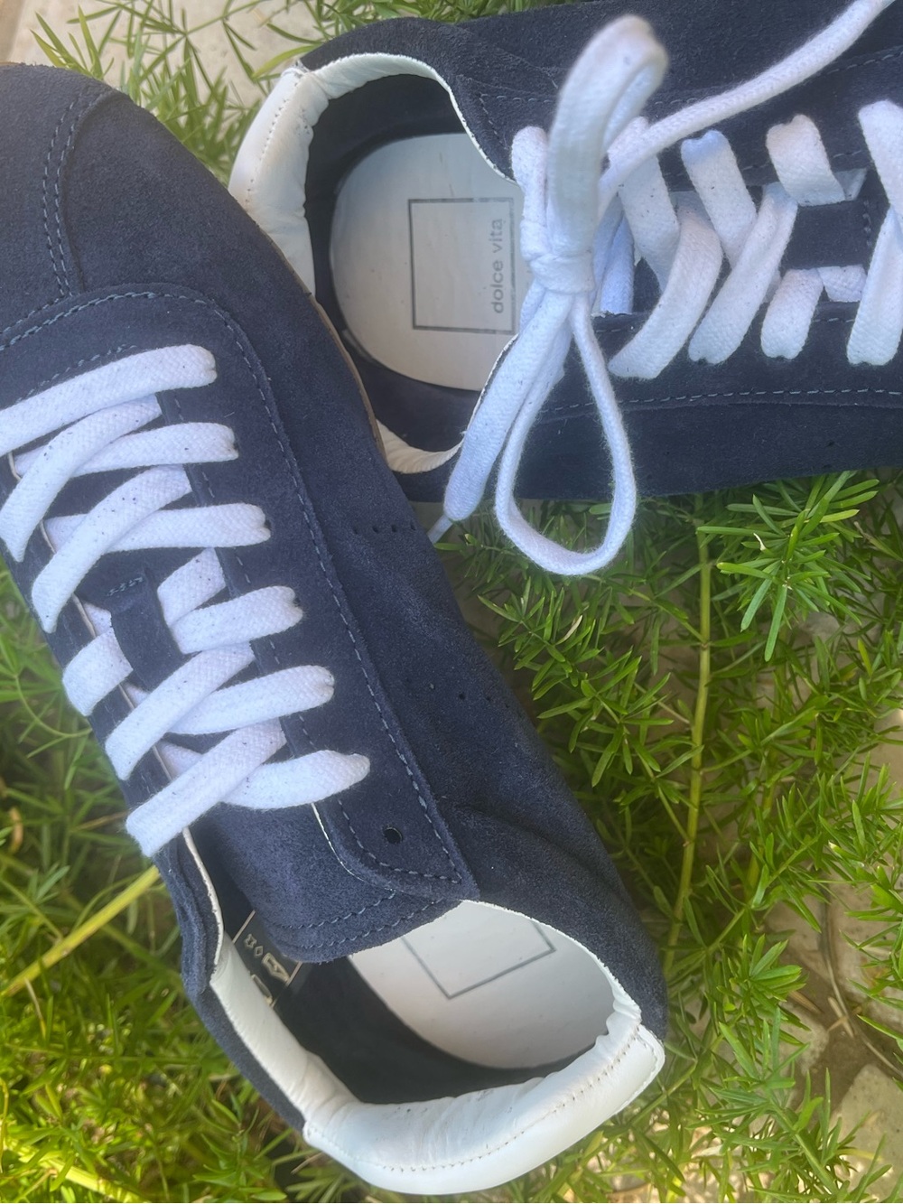 Dolce Vita Women’s  Suede Lace-Up Sneakers